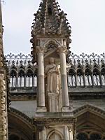 Reims - Cathedrale - Statue